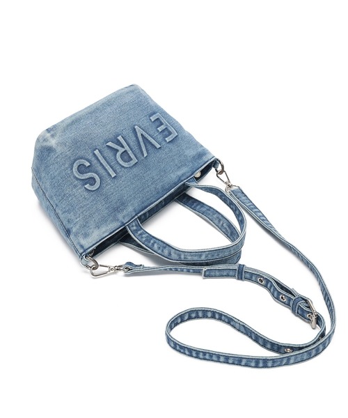 EVRIS(エヴリス)の「【EVRIS/エブリス】ロゴエンボス ミニトートバッグ(トートバッグ・レディース・ブラック/ワンウォッシュ・FREE)」の18枚目の写真