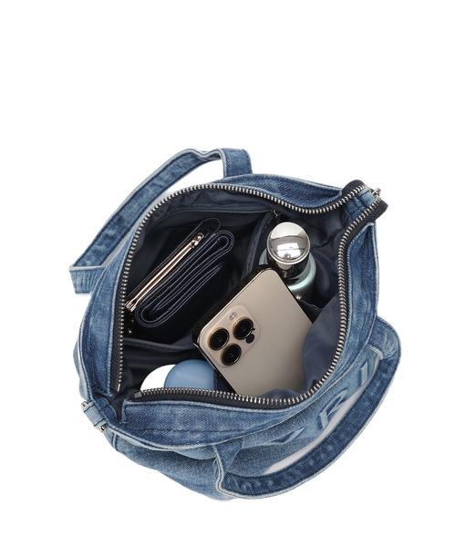 EVRIS(エヴリス)の「【EVRIS/エブリス】ロゴエンボス ミニトートバッグ(トートバッグ・レディース・ブラック/ワンウォッシュ・FREE)」の7枚目の写真