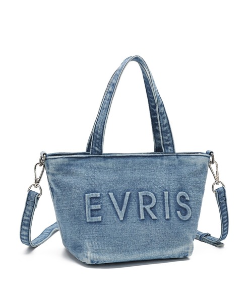 EVRIS(エヴリス)の「【EVRIS/エブリス】ロゴエンボス ミニトートバッグ(トートバッグ・レディース・ブラック/ワンウォッシュ・FREE)」の12枚目の写真