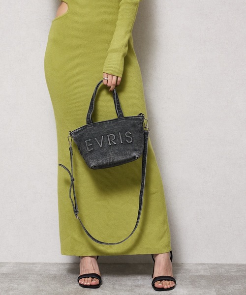 EVRIS(エヴリス)の「【EVRIS/エブリス】ロゴエンボス ミニトートバッグ(トートバッグ・レディース・ブラック/ワンウォッシュ・FREE)」の20枚目の写真