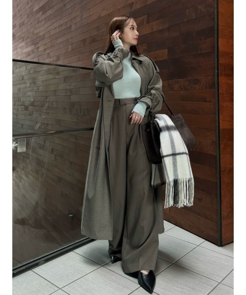 ウエストベルトタックワイドパンツ（その他パンツ）｜Mila Owen（ミラ