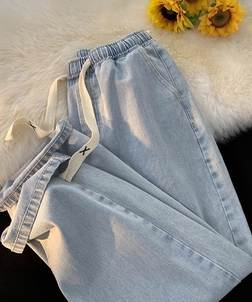 SHEPP（シープ）の「【25年秋冬新作】ルーズシルエットデニムパンツ（デニムパンツ・メンズ・ライトブルー/ブラック/ブルー/チャコール・M/L）」の15枚目の写真