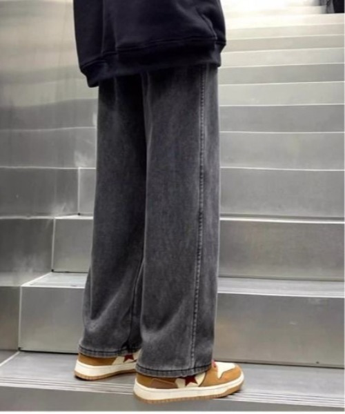 SHEPP（シープ）の「【25年秋冬新作】ルーズシルエットデニムパンツ（デニムパンツ・メンズ・ライトブルー/ブラック/ブルー/チャコール・M/L）」の12枚目の写真