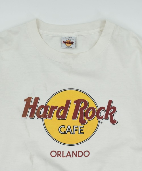 LABORATORY R(ラボラトリーアール)の「【USED】90’s HARD ROCK CAFE 企業ロゴ Tシャツ USA製(Tシャツ/カットソー・メンズ・ホワイト・X-LARGE)」の2枚目の写真