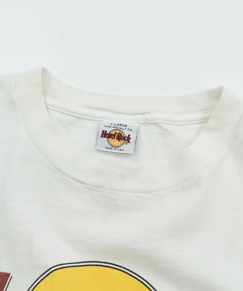 LABORATORY R(ラボラトリーアール)の「【USED】90’s HARD ROCK CAFE 企業ロゴ Tシャツ USA製(Tシャツ/カットソー・メンズ・ホワイト・X-LARGE)」の5枚目の写真