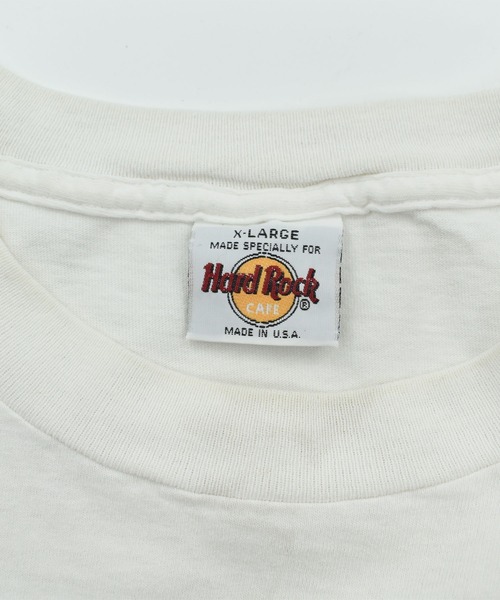 LABORATORY R(ラボラトリーアール)の「【USED】90’s HARD ROCK CAFE 企業ロゴ Tシャツ USA製(Tシャツ/カットソー・メンズ・ホワイト・X-LARGE)」の4枚目の写真