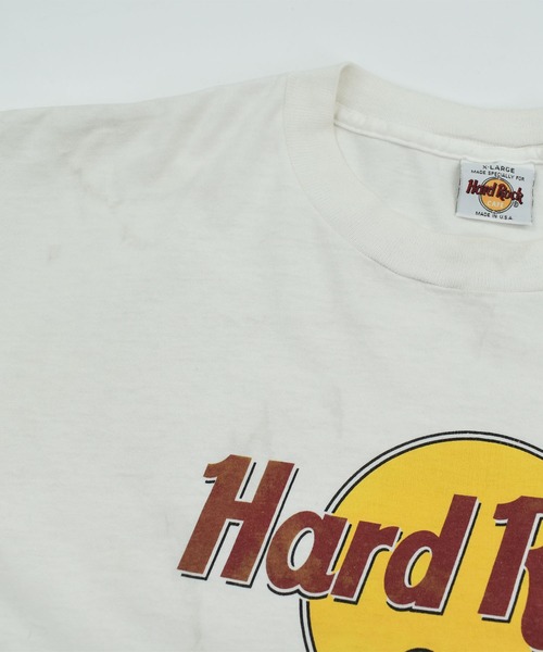 LABORATORY R(ラボラトリーアール)の「【USED】90’s HARD ROCK CAFE 企業ロゴ Tシャツ USA製(Tシャツ/カットソー・メンズ・ホワイト・X-LARGE)」の6枚目の写真