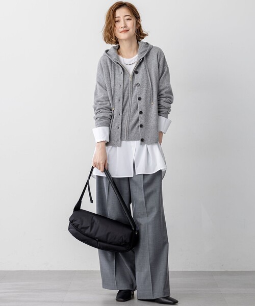 見上愛さん着用/STORY掲載】ピュアカシミヤ クルーネック カーディガン