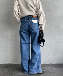 SOMETHING | [SOMETHING/サムシング] LISA レースアップ ワイドデニム(デニムパンツ)