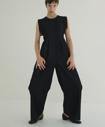 CLANE(Nl)SQUARE SLEEVE DENIM ALL IN ONE(Ȃ/I[C)