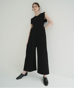 近年　IENA　イエナ　リップルコットンオールインワン　サロペット　ワイド セール】リップルコットンオールインワン（つなぎ