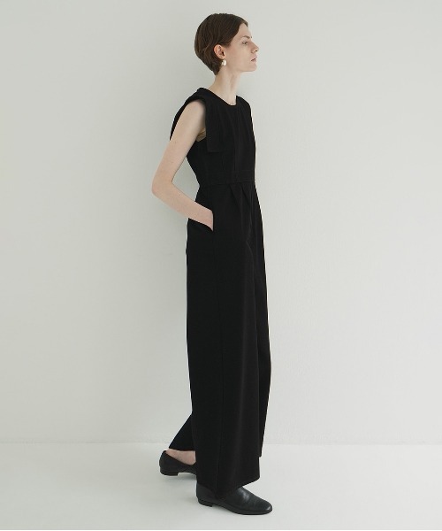CLANE(クラネ)の「SQUARE SLEEVE DENIM ALL IN ONE(つなぎ/オールインワン・レディース・インディゴブルー/ブラック・0/1/2)」の20枚目の写真