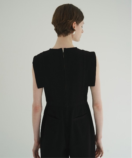 SQUARE SLEEVE DENIM ALL IN ONE（つなぎ/オールインワン