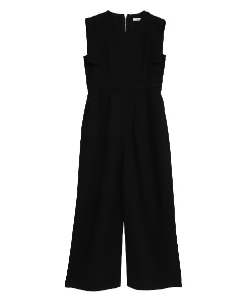 サロペット・オーバーオール・オールインワン CLANE SQUARE SLEEVE DENIM ALL IN ONE CLANE/クラネ】SQUARE SLEEVE DENIM ALL IN ONE/スクエア