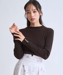 NOELA | 袖パールリブニット(ニット/セーター)