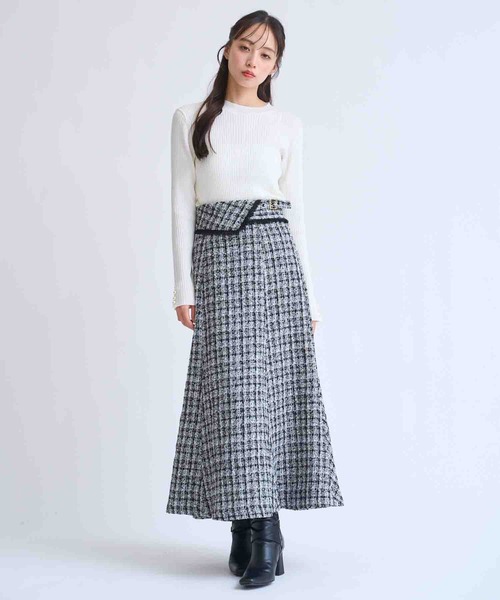 NOELA（ノエラ）の「袖パールリブニット（ニット/セーター・レディース・マスタード/ブラウン/ブラック/オフホワイト・フリー）」の15枚目の写真