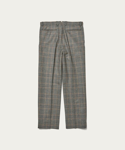 SOVEREIGN＞ ウール チェック ストレートパンツ（スラックス）｜UNITED