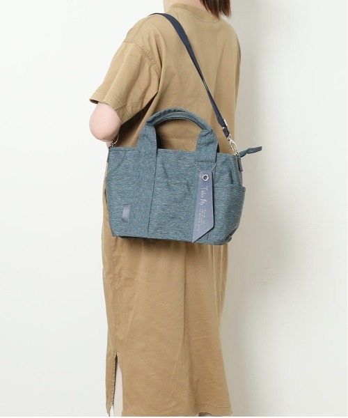BACKYARD FAMILY(バックヤードファミリー)の「Take Me 9pocket Totebag(トートバッグ・レディース・ベージュ/ネイビー/ブラック/グレー・FREE)」の4枚目の写真
