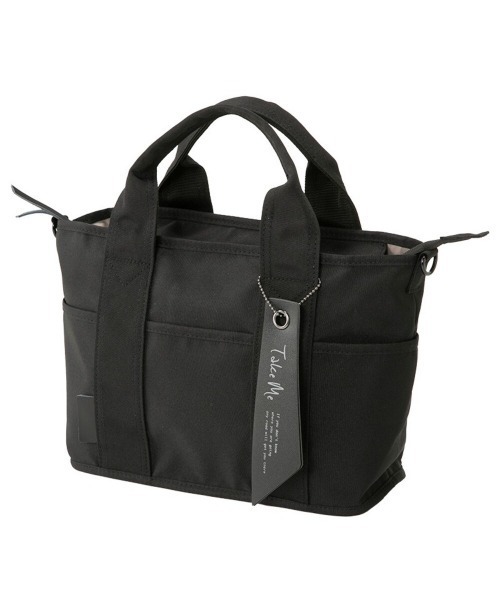 BACKYARD FAMILY(バックヤードファミリー)の「Take Me 9pocket Totebag(トートバッグ・レディース・ベージュ/ネイビー/ブラック/グレー・FREE)」の2枚目の写真