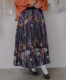 3点　552278：花束箔プリント 配色メローシアーロンT スカラー 552278：花束箔プリント 配色メローシアーロンT - メルカリ