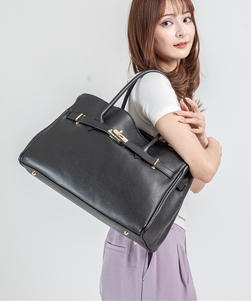 AULENTTI(オウレンティ)の「【AULENTTI/オウレンティ】2WAY レザーショルダーバッグ ハンドバッグ イタリア製(ショルダーバッグ・レディース・ブラック/グレー/ダークブラウン・FREE)」の20枚目の写真