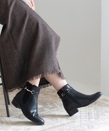 JELLY BEANS（ジェリービーンズ）の「<ふわさら>パールビット2WAYベルトショートブーツ(204-57110)JELLY BEANS(ジェリービーンズ)（ブーツ）」