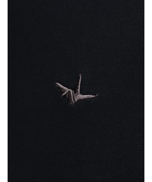 1piu1uguale3 RELAX（ウノピュウノウグァーレトレリラックス）の「1PIU1UGUALE3 RELAX (ウノ ピュ ウノ ウグァーレ トレ リラックス) ダブルロゴライン クルーネック 長袖 Tシャツ 1PRUST25106（Tシャツ/カットソー・メンズ・ホワイト/ブラック・S/M/L/XL/2XL）」の5枚目の写真