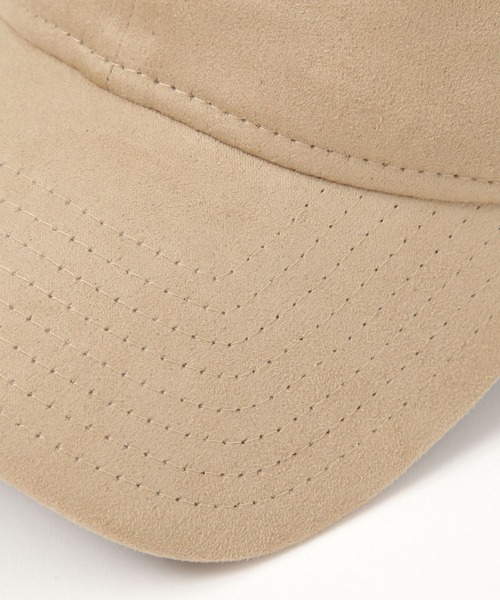 PAGEBOY（ページボーイ）の「【NEWERA】SUEDE NEYYAN（キャップ・レディース・ベージュ/オレンジ・MEDIUM）」の7枚目の写真
