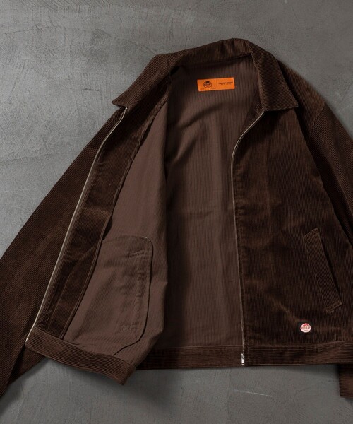 RED KAP（レッドキャップ）の「RED KAP/レッドキャップ 別注 CORDUROY WORK ZIP JACKET/コーデュロイ ワークジャケット（ブルゾン・メンズ・ブラウン/ベージュ/ネイビー/ブラック・MEDIUM/LARGE）」の9枚目の写真