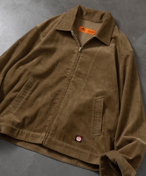 RED KAP（レッドキャップ）の「RED KAP/レッドキャップ 別注 CORDUROY WORK ZIP JACKET/コーデュロイ ワークジャケット（ブルゾン・メンズ・ブラウン/ベージュ/ネイビー/ブラック・MEDIUM/LARGE）」の18枚目の写真