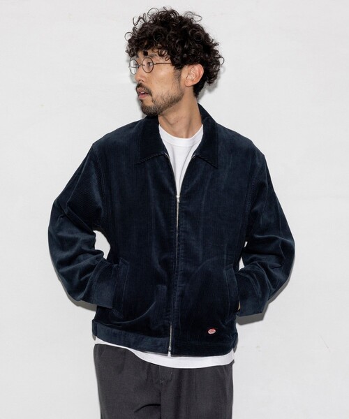 FREAK'S STORE × RED KAP コーデュロイネイビージャケットМ RED KAP/別注 SMU KP-10 SETUP CORDUROY JACKET 【セットアップ対応