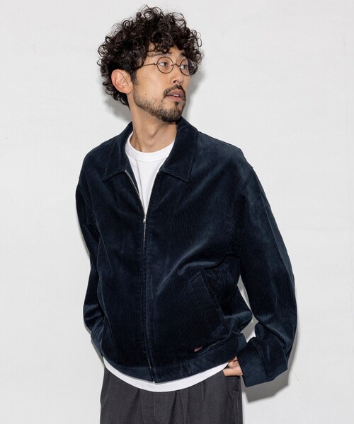 ジャケット・アウター us old red kap work jacket zip up navy セール】RED KAP/レッドキャップ 別注 CORDUROY WORK ZIP JACKET
