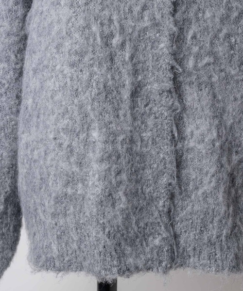 HEIREN(ヘイレーン)の「【HEIREN】モヘアタッチ刺繍入りカーディガン(カーディガン/ボレロ・レディース・ライトパープル/チャコールグレー/アイボリー・FREE)」の15枚目の写真