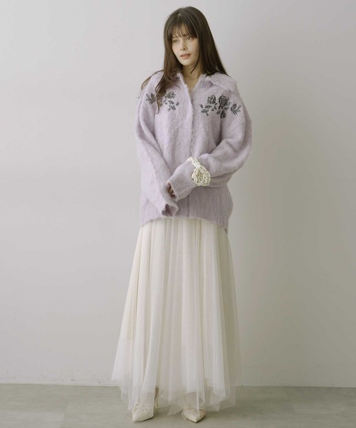 Paul Harnden モカグレー　リネン100 サイクリング　カーディガン Paul Harnden モカグレー リネン100 サイクリング カーディガン Paul