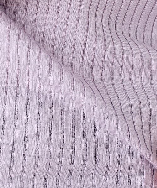 INED（イネド）の「ホールガーメント クルーネックリブニット《Cuoo》（ニット/セーター・レディース・ラベンダー/ダークブラウン/ブラック/グレイッシュベージュ/ブルーグレー/グレー系その他・9号/11号）」の16枚目の写真