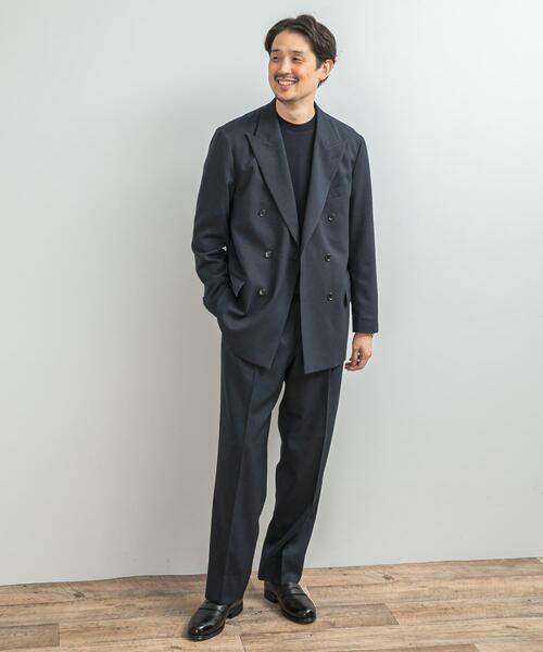 URBAN RESEARCH DOORS(アーバンリサーチドアーズ)の「LIFE STYLE TAILOR ピンヘッドツイルストレッチWジャケット(その他アウター・メンズ・ネイビー/チャコールグレー・SMALL/MEDIUM/LARGE/X-LARGE)」の21枚目の写真
