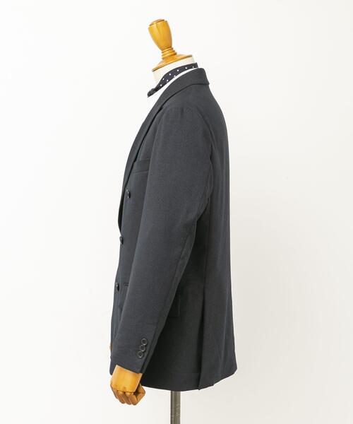 URBAN RESEARCH DOORS(アーバンリサーチドアーズ)の「LIFE STYLE TAILOR ピンヘッドツイルストレッチWジャケット(その他アウター・メンズ・ネイビー/チャコールグレー・SMALL/MEDIUM/LARGE/X-LARGE)」の9枚目の写真