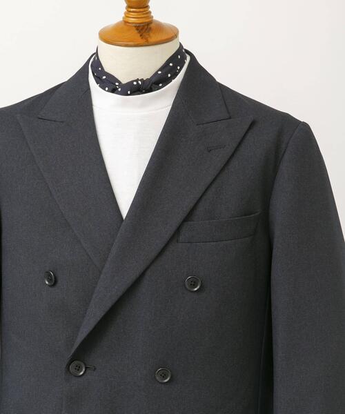 その他 P4L Ei303 セール】LIFE STYLE TAILOR ピンヘッドツイルストレッチWジャケット