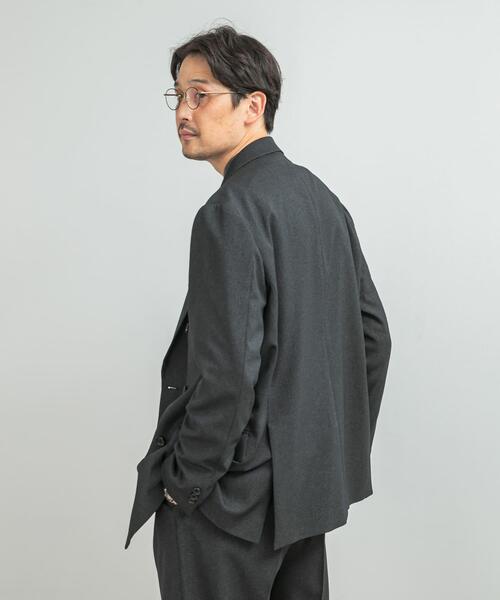URBAN RESEARCH DOORS(アーバンリサーチドアーズ)の「LIFE STYLE TAILOR ピンヘッドツイルストレッチWジャケット(その他アウター・メンズ・ネイビー/チャコールグレー・SMALL/MEDIUM/LARGE/X-LARGE)」の10枚目の写真
