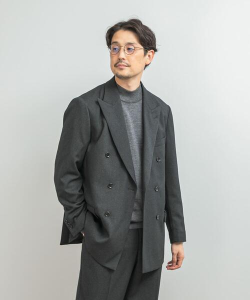 URBAN RESEARCH DOORS(アーバンリサーチドアーズ)の「LIFE STYLE TAILOR ピンヘッドツイルストレッチWジャケット(その他アウター・メンズ・ネイビー/チャコールグレー・SMALL/MEDIUM/LARGE/X-LARGE)」の11枚目の写真