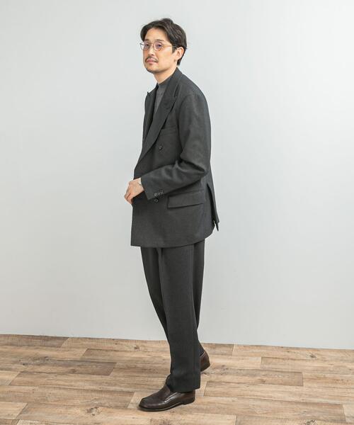 URBAN RESEARCH DOORS(アーバンリサーチドアーズ)の「LIFE STYLE TAILOR ピンヘッドツイルストレッチWジャケット(その他アウター・メンズ・ネイビー/チャコールグレー・SMALL/MEDIUM/LARGE/X-LARGE)」の13枚目の写真