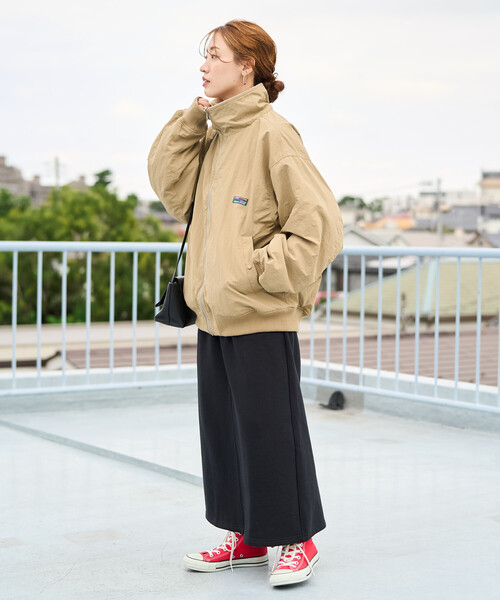 FREAK'S STORE(フリークスストア)の「限定展開 FREAK'S STORE OUTDOORS リバーシブル スタンドカラー ブルゾン(マウンテンパーカー・レディース・チャコール/オリーブ/ネイビー/ベージュ/ブラック・フリ-)」の11枚目の写真