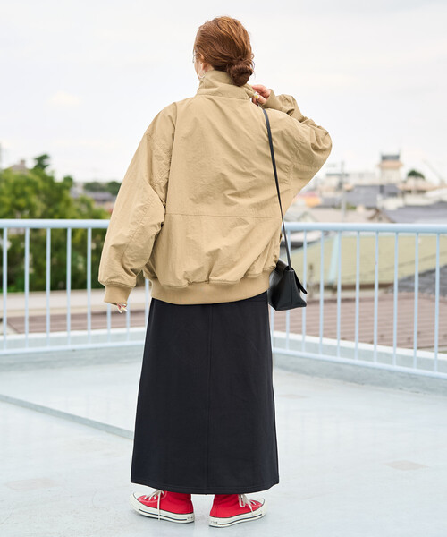 FREAK'S STORE(フリークスストア)の「限定展開 FREAK'S STORE OUTDOORS リバーシブル スタンドカラー ブルゾン(マウンテンパーカー・レディース・チャコール/オリーブ/ネイビー/ベージュ/ブラック・フリ-)」の12枚目の写真