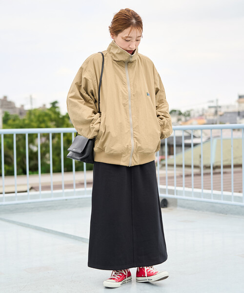 FREAK'S STORE(フリークスストア)の「限定展開 FREAK'S STORE OUTDOORS リバーシブル スタンドカラー ブルゾン(マウンテンパーカー・レディース・チャコール/オリーブ/ネイビー/ベージュ/ブラック・フリ-)」の13枚目の写真