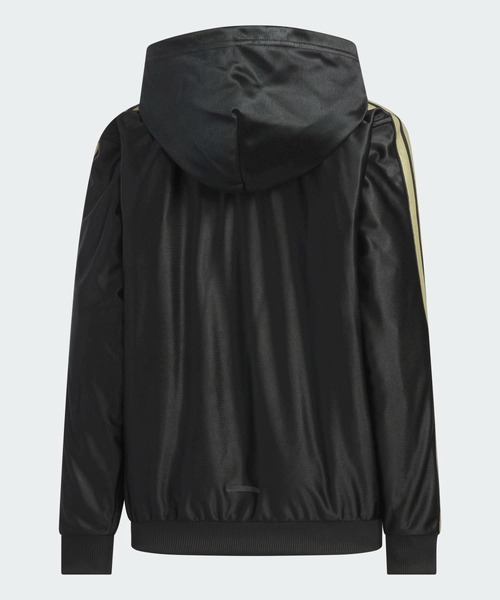adidas(アディダス)の「Staygold ルーズフィット トリコット フルジップ パーカー キッズ / アディダス adidas(パーカー・キッズ・ブラック・140/150/160/130)」の2枚目の写真