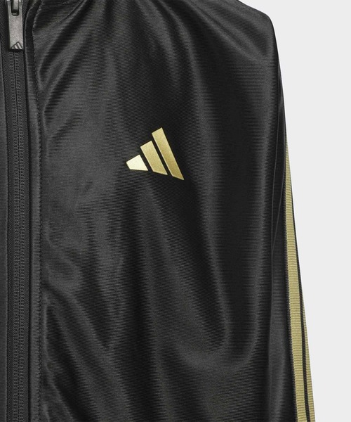 adidas(アディダス)の「Staygold ルーズフィット トリコット フルジップ パーカー キッズ / アディダス adidas(パーカー・キッズ・ブラック・140/150/160/130)」の3枚目の写真