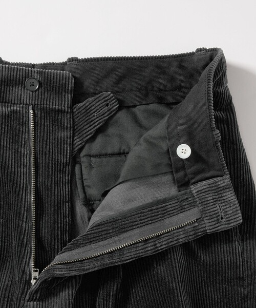 Steven Alan＞ 8W コーデュロイ アウト ワンプリーツ スラックス