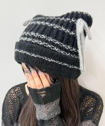 WEGO | WEGO/ラメリボンネコミミニットキャップ(ニットキャップ/ビーニー)