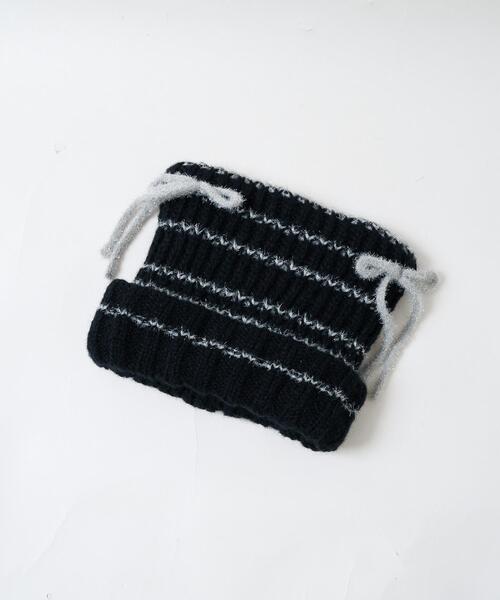 WEGO（ウィゴー）の「WEGO/ラメリボンネコミミニットキャップ（ニットキャップ/ビーニー・レディース・ブラウン/オフホワイト/グレー/ブラック・FREE）」の12枚目の写真
