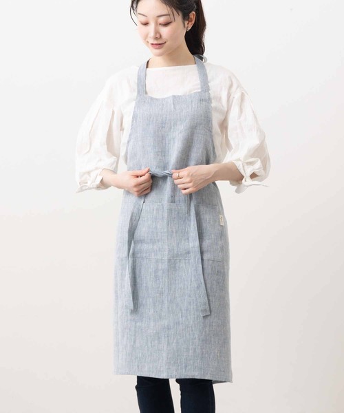 セール】Magic Linen マジックリネン ナチュラルリネン素材 エプロン